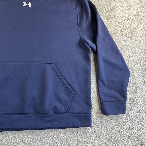 Under‎ Armour Sweater Mens Extra Large Blue Hoodie Sweatshirt Casual Outdoor - Picture 4 of 14